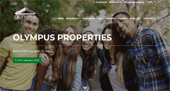 Desktop Screenshot of olympusproperties.com